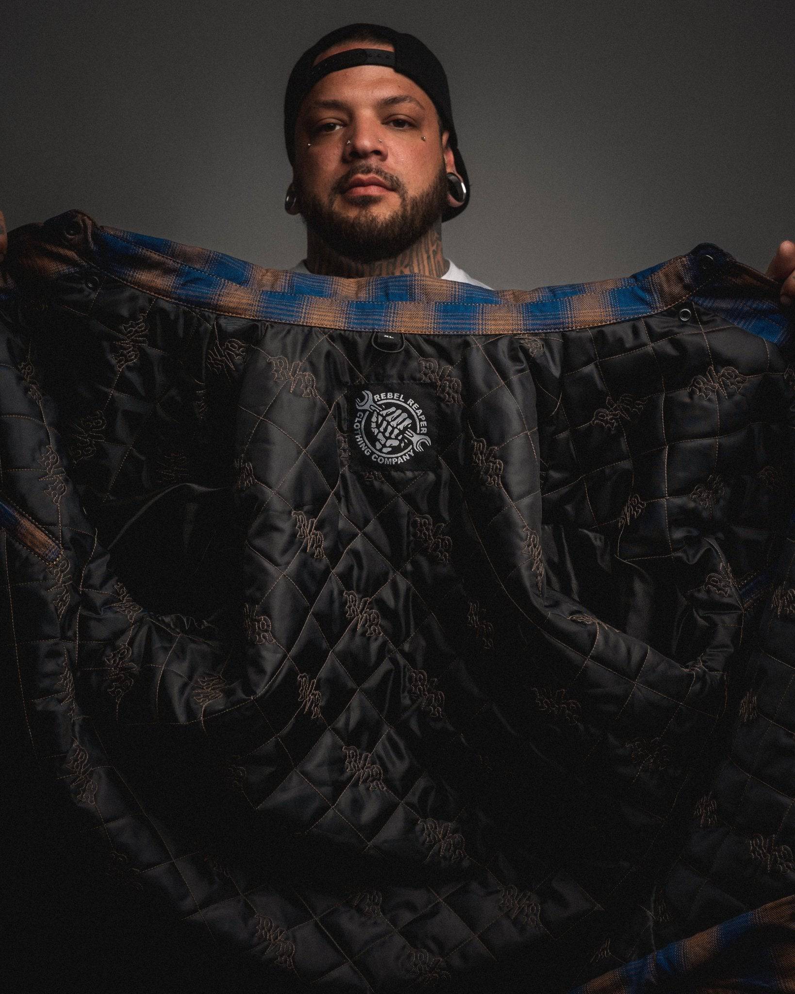 Arete Flannel Jacket - Men's Flannel Jacket - Rebel Reaper Clothing Company