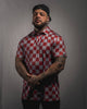 “Checkered” Red/Grey - Polo *SALE FINAL* - Rebel Reaper Clothing Company