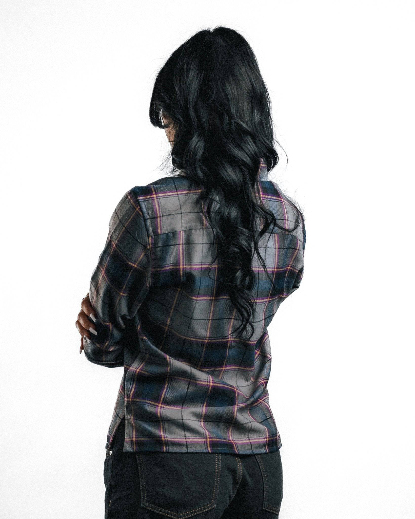 The "Majora" Women's Flannel *FINAL SALE* - Rebel Reaper Clothing Company