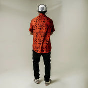 Red Ironclad Button Up Shirt - Rebel Reaper Clothing Company