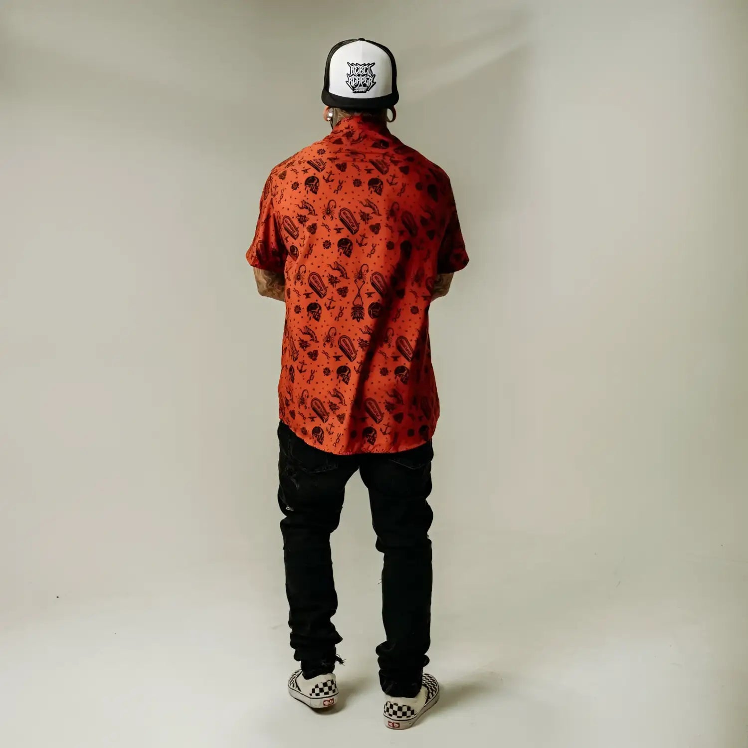 Red Ironclad Button Up Shirt - Rebel Reaper Clothing Company