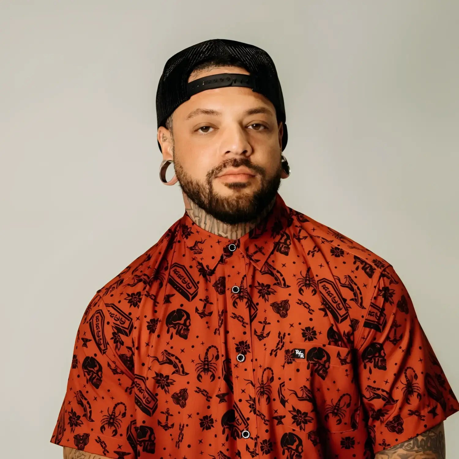 Red Ironclad Button Up Shirt - Rebel Reaper Clothing Company