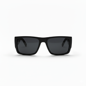 Retro Squared Polarized Sunglasses - Black