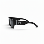 Retro Squared Polarized Sunglasses - Black