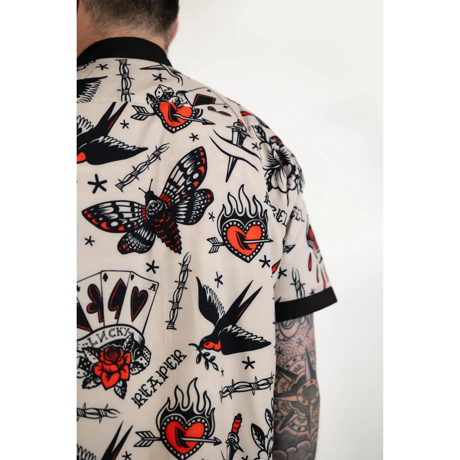 Rogue Short Button Up Shirt - Rebel Reaper Clothing Company
