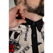Rogue Short Button Up Shirt - Rebel Reaper Clothing Company