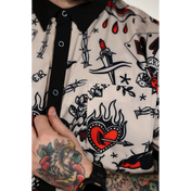 Rogue Short Button Up Shirt - Rebel Reaper Clothing Company