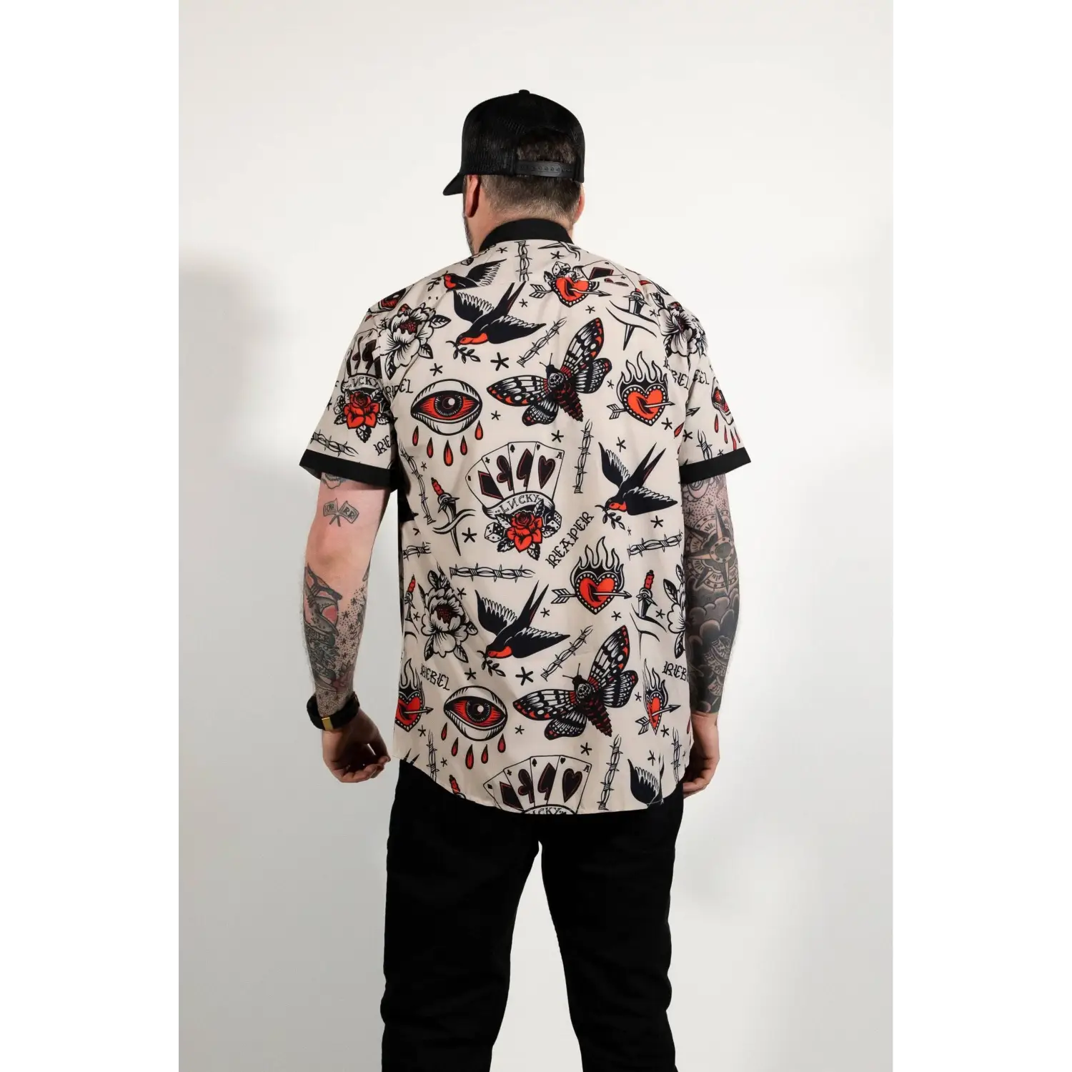 Rogue Short Button Up Shirt - Rebel Reaper Clothing Company