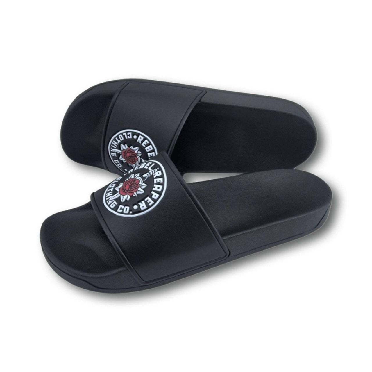 Rose Dagger Slide Sandals
