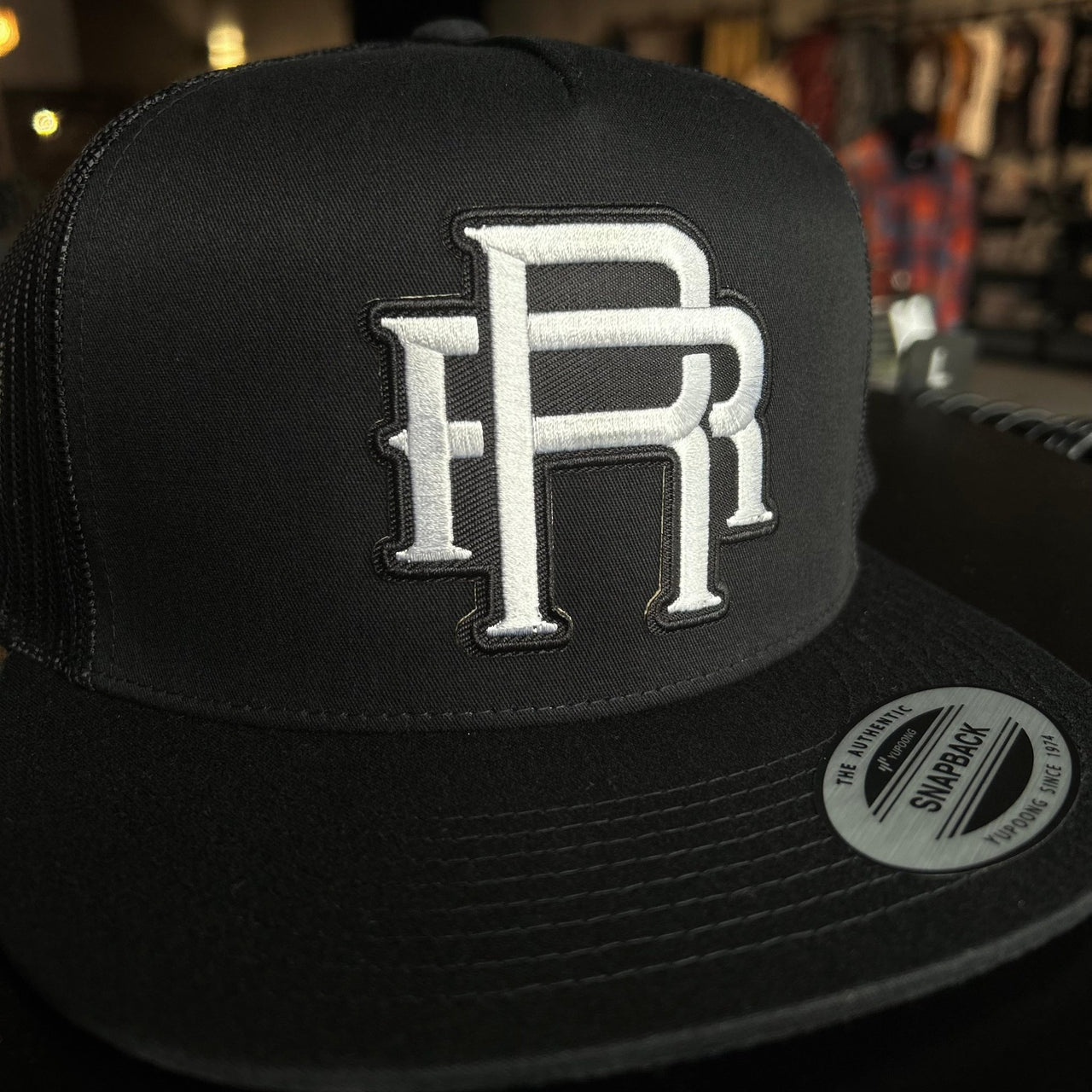 RR Monogram - Snapback Hat Black