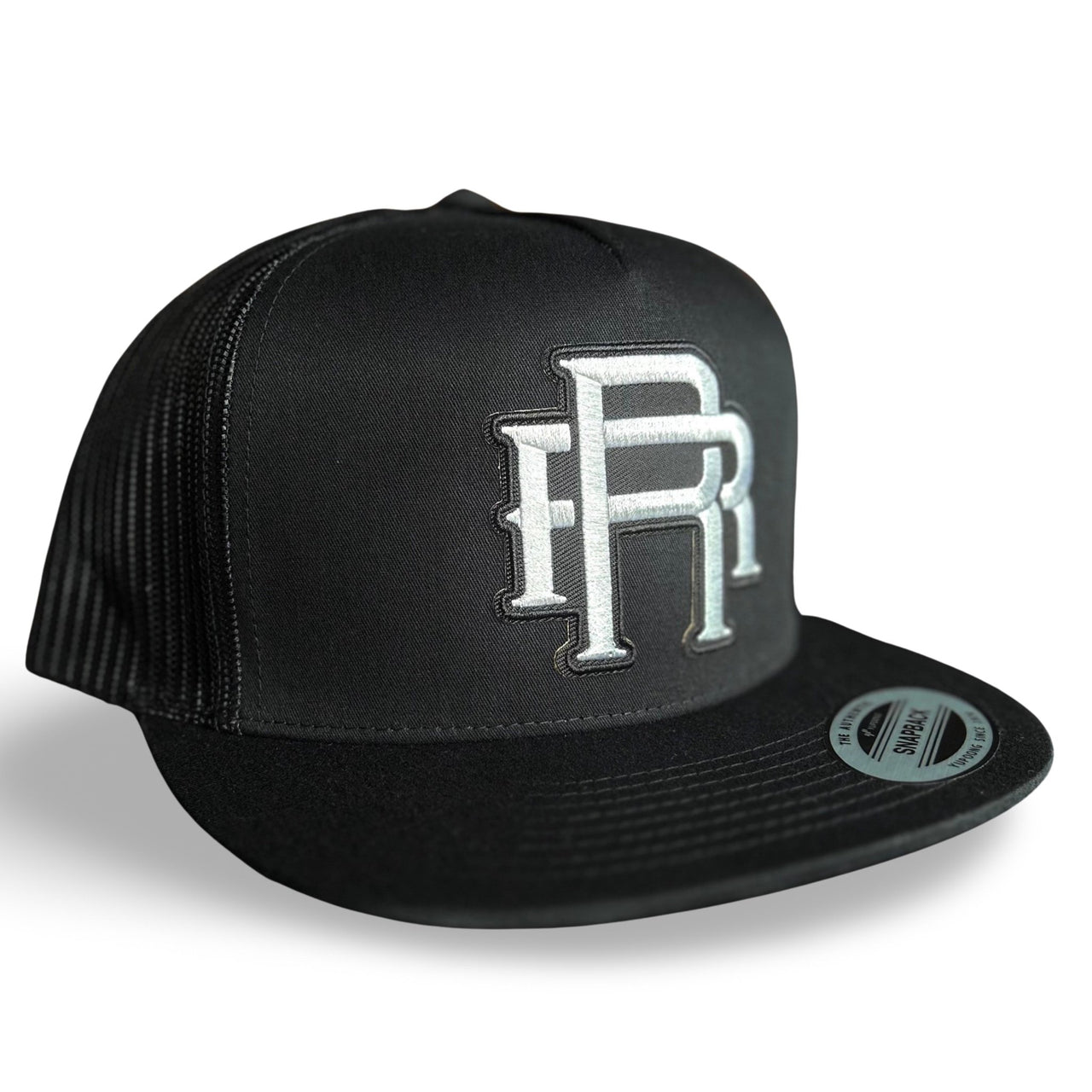 RR Monogram - Snapback Hat Black