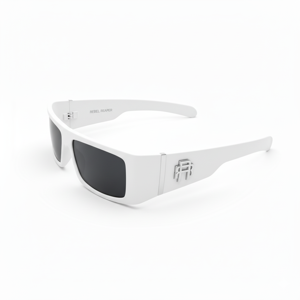 Slick Polarized Sunglasses - White