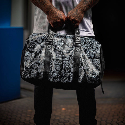 Tattoo Flash | Black Duffle Bag