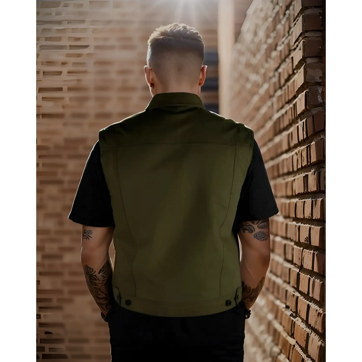 Traditional Classic Vest | OD Green | *FINAL SALE* - Rebel Reaper Clothing Company