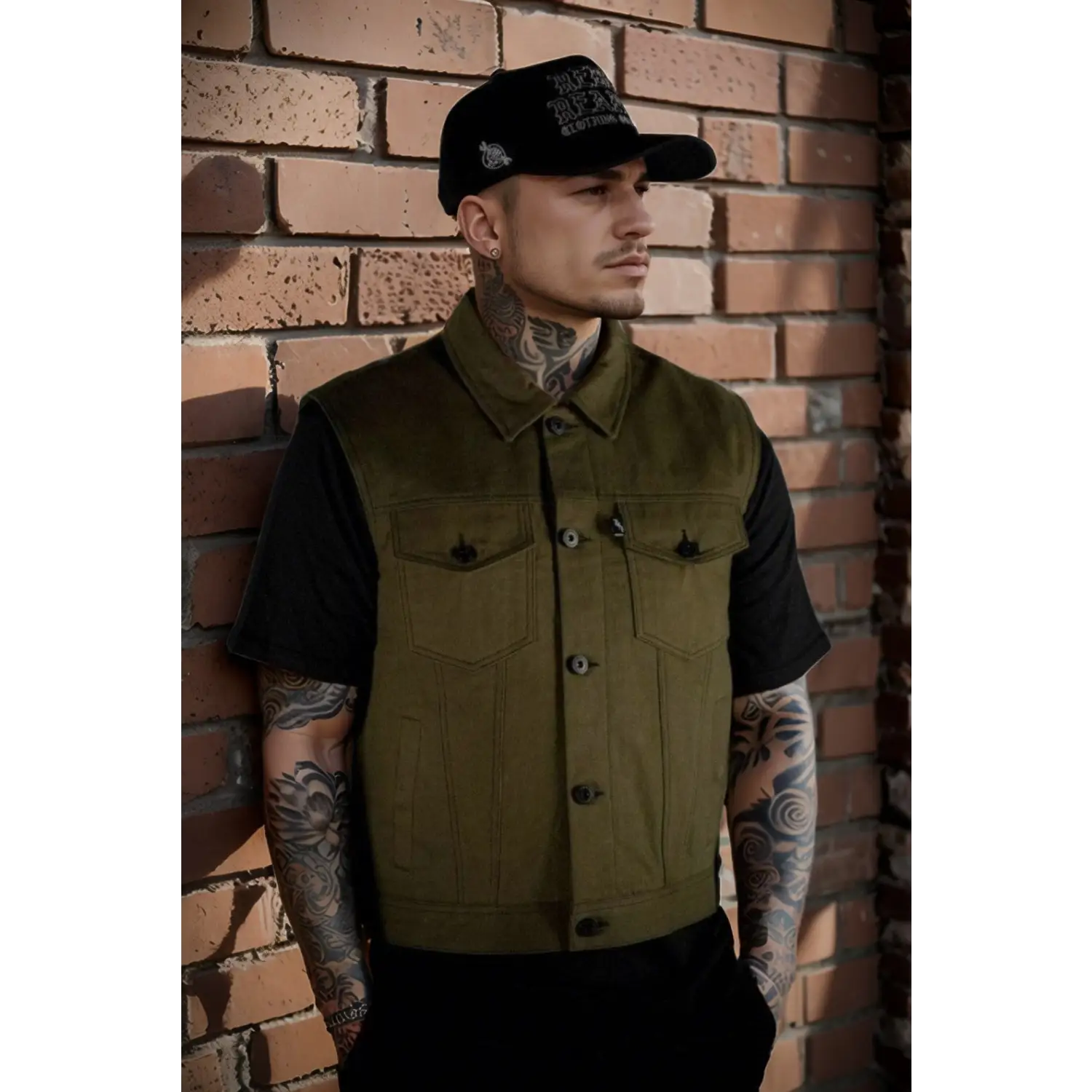 Traditional Classic Vest | OD Green | *FINAL SALE* - Rebel Reaper Clothing Company