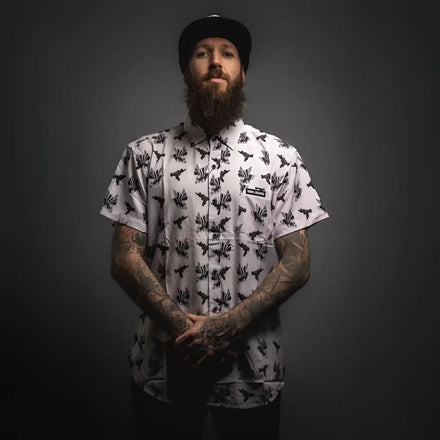 Uzi’s & Eagles | Button Up Shirt S/S - Small - Button Up Shirt
