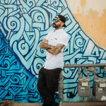 White Bamboo Button Up Shirt - Rebel Reaper Clothing Company