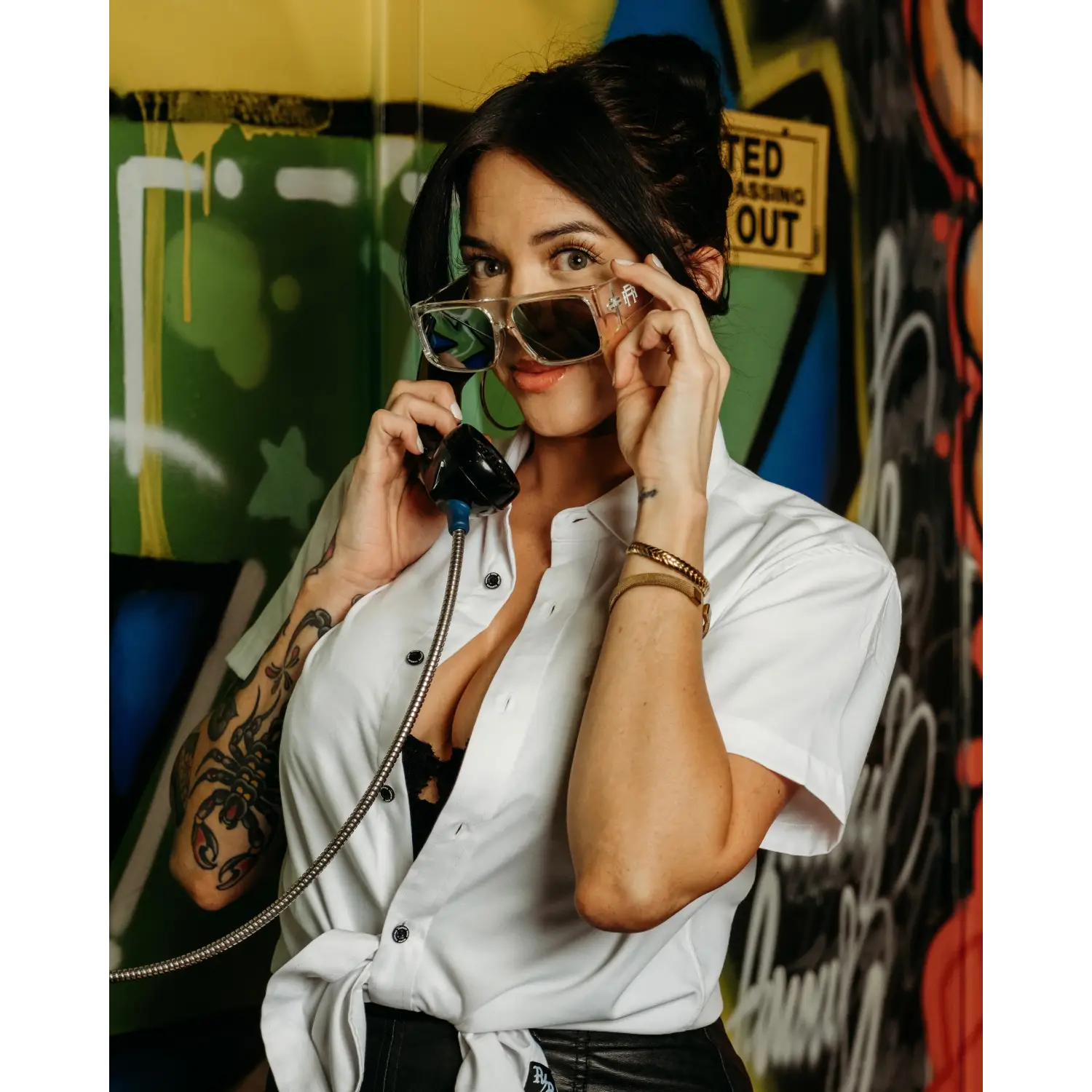 White Bamboo Button Up Shirt - Rebel Reaper Clothing Company