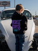 Load image into Gallery viewer, Youth Purple Retro Logo Hoodie