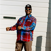 Zephyr Mens Flannel Shirt Rebel Reaper Limited Edition Plaid Button-Down Shirt