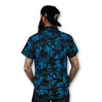 Thumbnail for Blue Chopper Vice Shirt - Rebel Reaper Clothing Company Button Up Shirt Men's