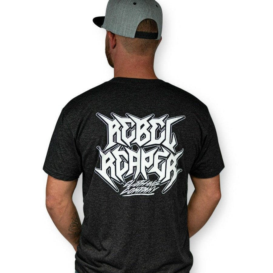 Charcoal Logo Shirt - Rebel Reaper Clothing Company T-Shirt