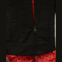 Thumbnail for Covert Standard Length Black Denim Mens Vest - Rebel Reaper Clothing Company Men's Vest