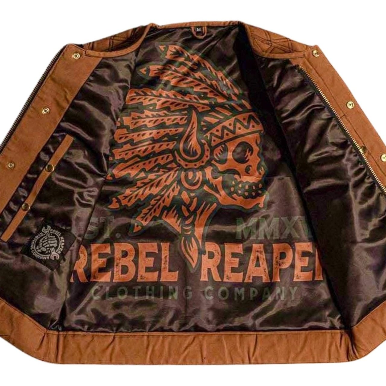 C.R.E.A.M. Canvas Mens Vest - Rebel Reaper Clothing Company Men's Vest