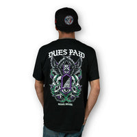Thumbnail for Dues Paid Black T-Shirt - Rebel Reaper Clothing Company T-Shirt