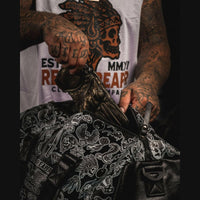 Thumbnail for Duffle Bag - Black Tattoo Flash