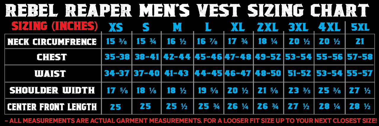 East-wood Collarless Black Leather Mens Vest - Rebel Reaper Clothing CompanyMen's Vest