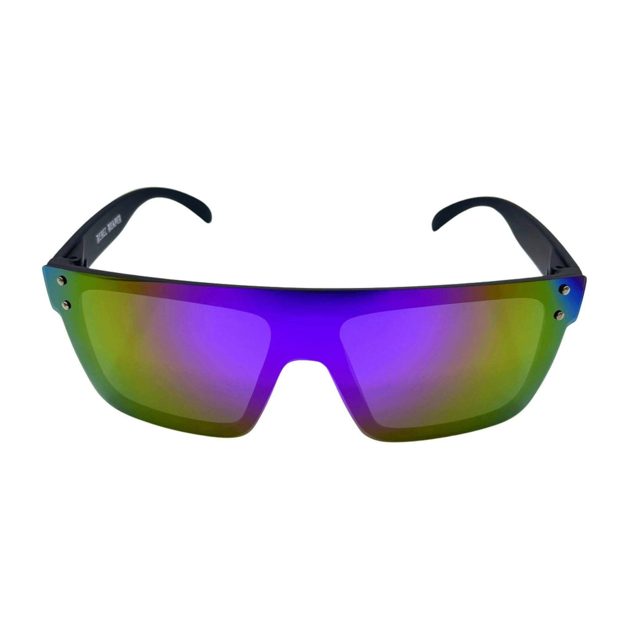Flair Purple Mirror Polarized Lens Sunglasses