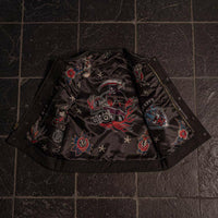 Thumbnail for Harvester of Sorrow Black Leather Mens Vest - Rebel Reaper Clothing Company Men's Vest