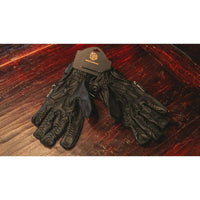 Thumbnail for Leather Motorcycle Riding Gloves - Modern Roper - Black - Rebel Reaper Clothing CompanyLeather Gloves