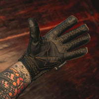 Thumbnail for Leather Motorcycle Riding Gloves - Modern Roper - Distressed Brown - Rebel Reaper Clothing CompanyLeather Gloves