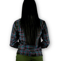 Thumbnail for Lightcycle Womens Flannel - Rebel Reaper Clothing CompanyWomen's Flannel