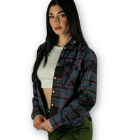 Thumbnail for Lightcycle Womens Flannel - Rebel Reaper Clothing CompanyWomen's Flannel