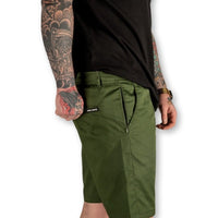 Thumbnail for Mens Green Chino Shorts