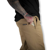 Thumbnail for Mens Khaki Chino Pants - Rebel Reaper Clothing CompanyChino Pants