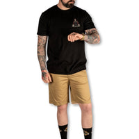 Thumbnail for Mens Khaki Chino Shorts - Rebel Reaper Clothing CompanyChino Shorts