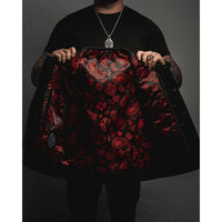 Thumbnail for Nocturnal Short Torso Black Denim Mens Vest - Rebel Reaper Clothing Company Men's Vest