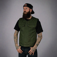 Thumbnail for OD Green Fatigue Canvas Mens Vest
