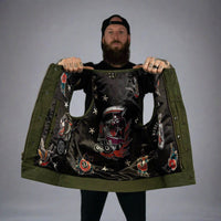 Thumbnail for OD Green Fatigue Canvas Mens Vest