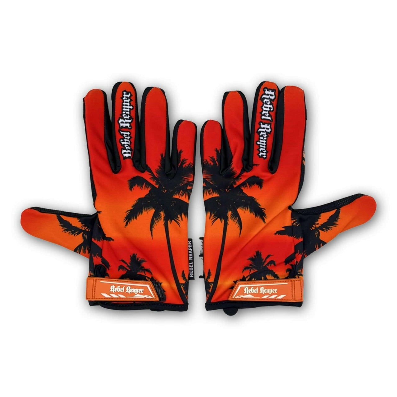 Orange Sunset Palms Lightweight Gloves