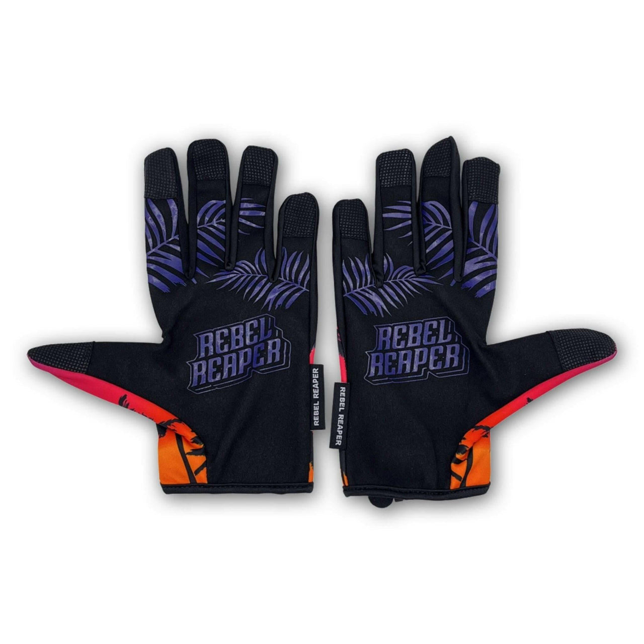 Purple Sunset Palms Lightweight Gloves - Rebel Reaper Clothing Company Lightweight Moto Gloves
