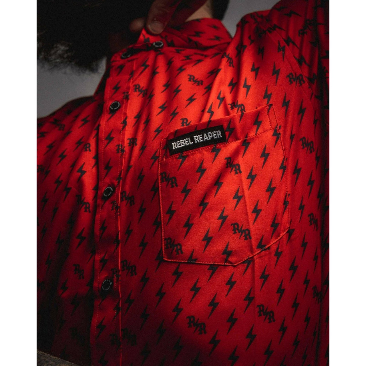 Bolts Classic | Button Up Shirt | Red