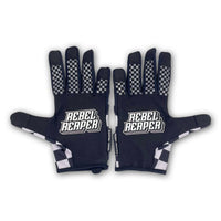 Thumbnail for White and Black Checkered Lightweight Gloves