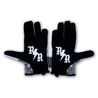 Thumbnail for White & Black Paisley Lightweight Gloves