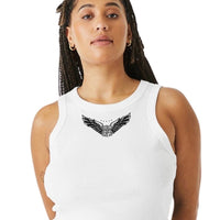 Thumbnail for Women's White Winged Baby Tank