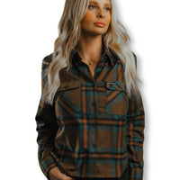 Thumbnail for Zona Womens Flannel - Rebel Reaper Clothing CompanyWomen's Flannel